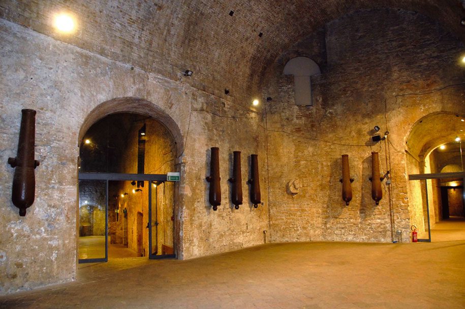 L'ingresso della Rocca Paolina a Perugia